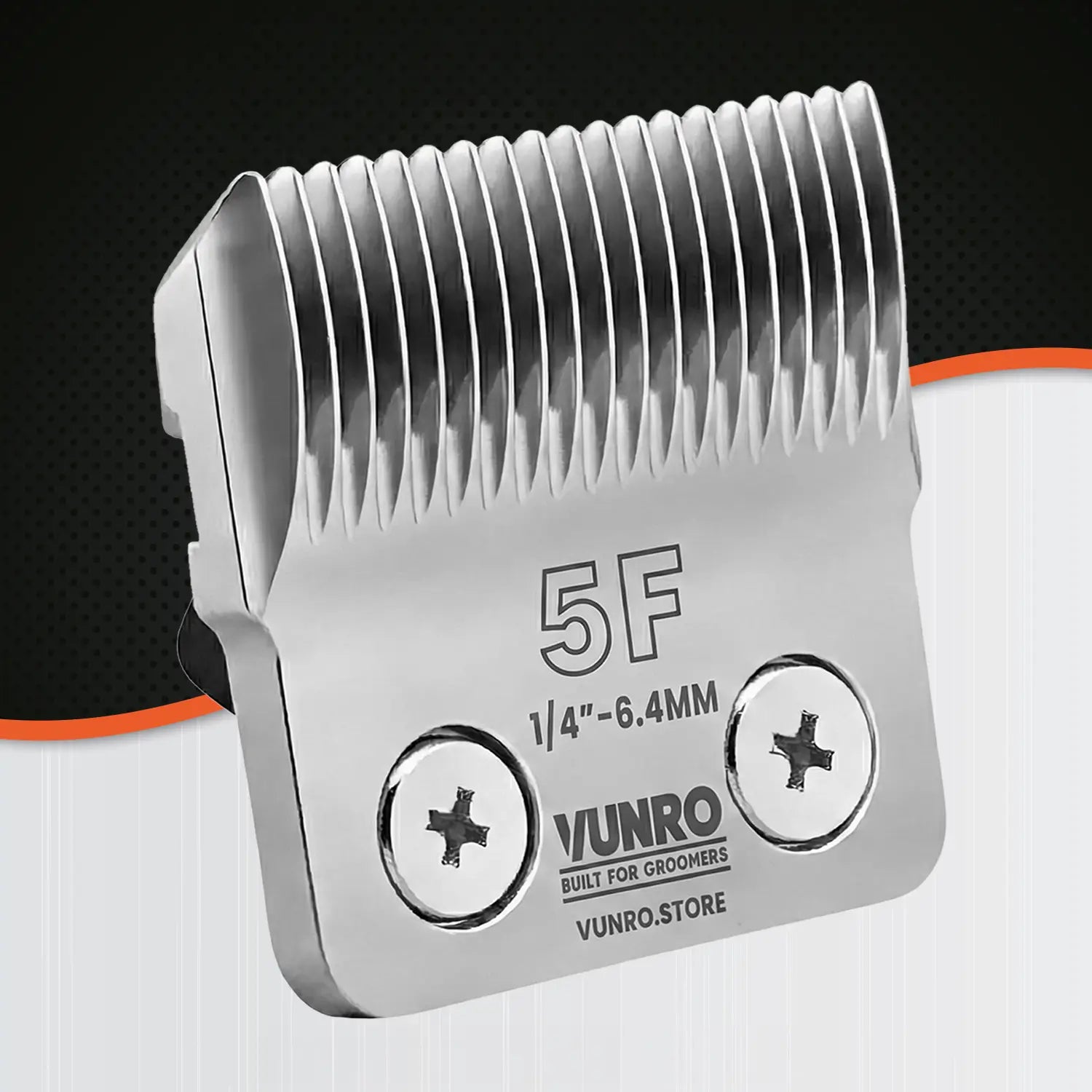 5F Ceramic D-Series Dog Clipper Blade (6.4 mm) by VUNRO
