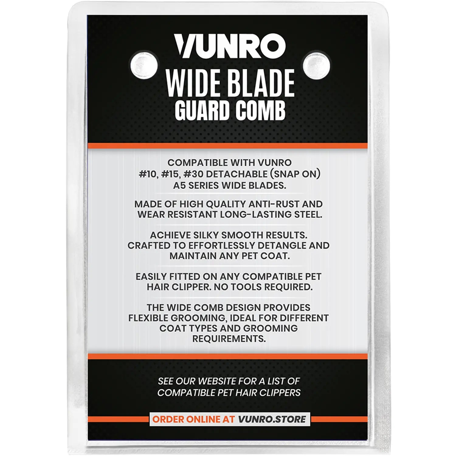 25mm ColorMax (1 inch) Wide Blade Comb Attachment by VUNRO